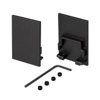Заглушка SL-COMFORT-3551 BLACK глухая (Arlight, Металл)