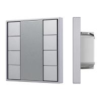 INTELLIGENT ARLIGHT Панель KNX-223-8-GREY (BUS) (IARL, IP20 Пластик, 3 года)