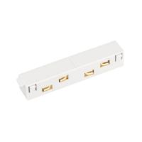 Коннектор прямой MAG-ORIENT-CON-I-POWER (WH) (Arlight, IP20 Пластик, 3 года)