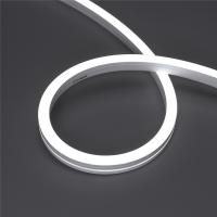 Светодиодная лента герметичная MOONLIGHT-SIDE-A140-12x17mm 24V White6000 (9.6 W/m, IP67, 5m, wire x2) (Arlight, Вывод кабеля боковой)