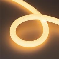 Светодиодная лента герметичная MOONLIGHT-SIDE-A336-D25mm 24V Warm2700 360deg (14.4 W/m, IP65, 2835, 5m, wire x1) (Arlight, Вывод кабеля боковой)
