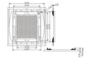 Мощный светодиод ARPL-200W-BCB-7080-PW (7000mA) (Arlight, -)