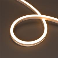 Светодиодная лента герметичная MOONLIGHT-SIDE-A140-12x17mm 24V Warm2400 (9.6 W/m, IP67, 5m, wire x2) (Arlight, Вывод кабеля боковой)