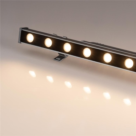 Светодиодный прожектор AR-LINE-500S-9W-220V Warm (Grey, 30 deg) (Arlight, IP65 Металл, 3 года)