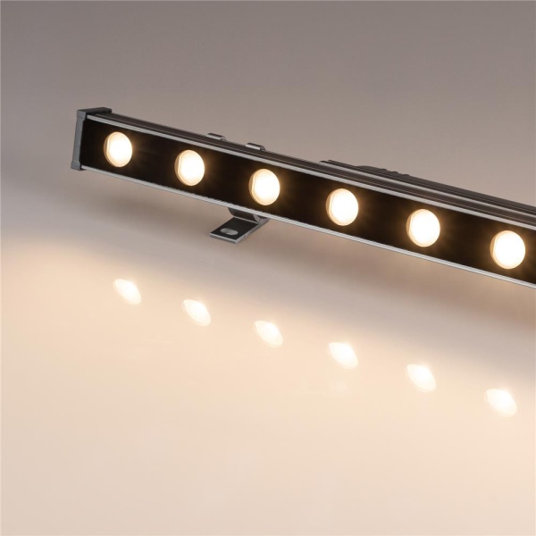 Светодиодный прожектор AR-LINE-500S-9W-220V Warm (Grey, 30 deg) (Arlight, IP65 Металл, 3 года)
