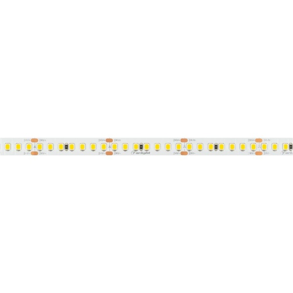 Светодиодная лента RT-A168-10mm 24V Warm3500 (17 W/m, IP20, 2835, 5m) (Arlight, Открытый)