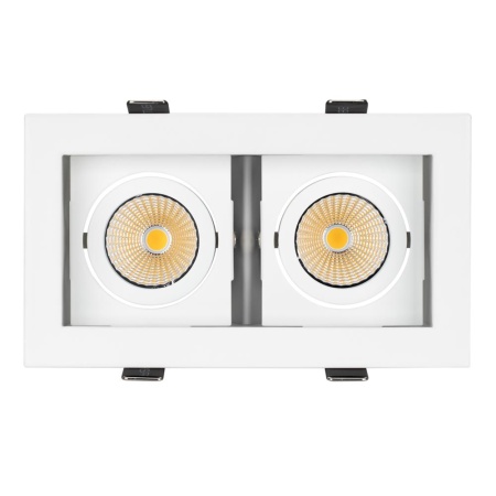 Светильник CL-KARDAN-S180x102-2x9W White (WH, 38 deg) (Arlight, IP20 Металл, 3 года)
