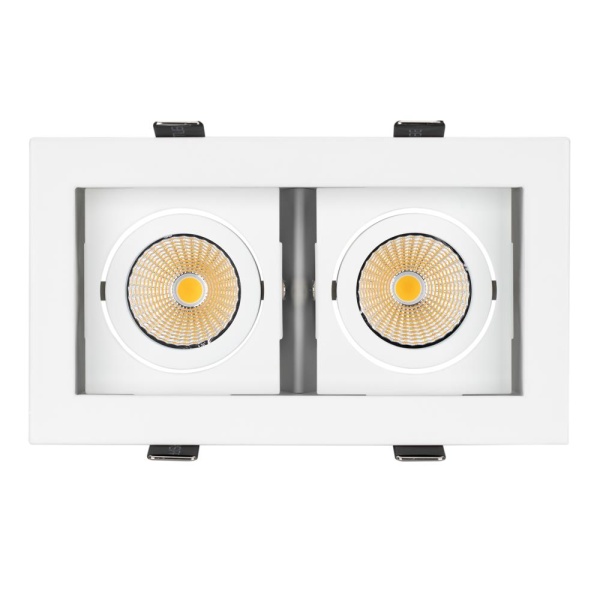 Светильник CL-KARDAN-S180x102-2x9W White (WH, 38 deg) (Arlight, IP20 Металл, 3 года)
