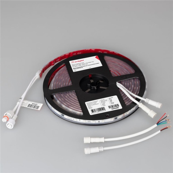Светодиодная лента герметичная DMX-PFS-B60-12mm 24V RGB-PX6 (14 W/m, IP68, 5060, 5m) (Arlight, -)