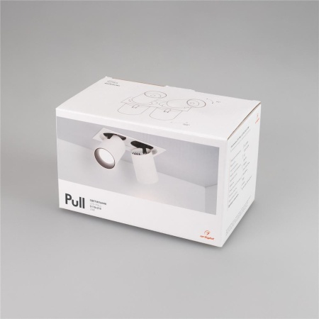 Светильник LTD-PULL-S110x210-2x10W Warm3000 (WH, 24 deg, 230V) (Arlight, IP20 Металл, 5 лет)