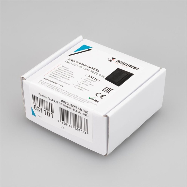 INTELLIGENT ARLIGHT Панель DALI-223-2G-DIM-IN-BLACK (BUS) (IARL, -)