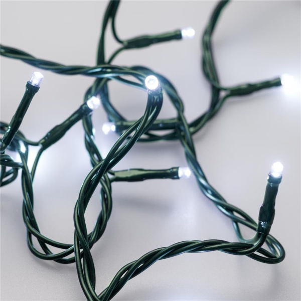 Светодиодная гирлянда ARD-STRING-HOME-5000-GREEN-50LED-STD WHITE (230V, 3.5W) (Ardecoled, IP20)