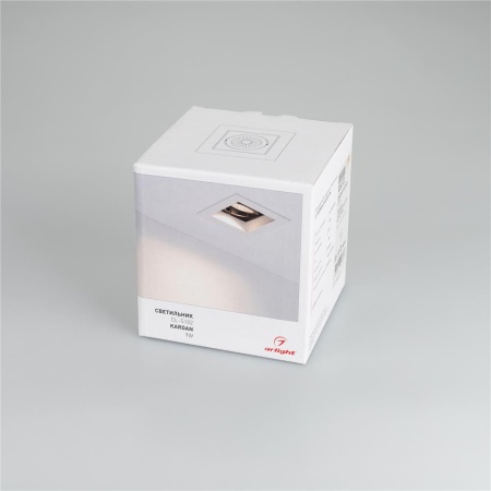 Светильник CL-KARDAN-S102x102-9W Warm (WH, 38 deg) (Arlight, IP20 Металл, 3 года)