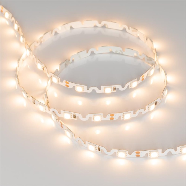 Светодиодная лента RZ 2-5000 12V Warm2700 2x (5060, 240 LED, Wave) (Arlight, 11.5 Вт/м, IP20)