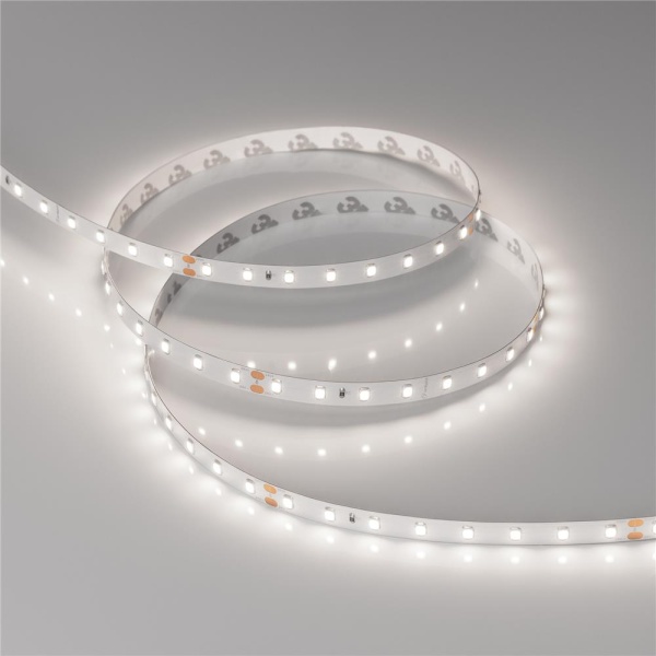 Светодиодная лента RT-A80-8mm 24V Day5000 (6 W/m, IP20, 2835, 50m) (Arlight, 6 Вт/м, IP20)