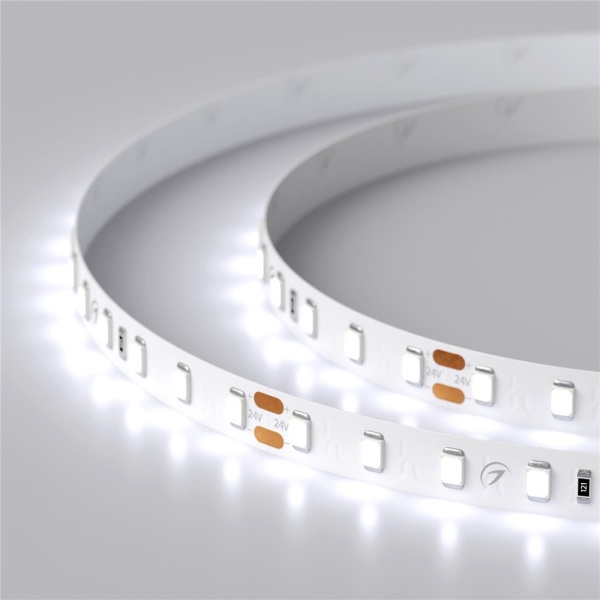 Светодиодная лента RT 2-5000 24V Cool 8K 1.6x (2835, 490 LED, PRO) (Arlight, 10 Вт/м, IP20)