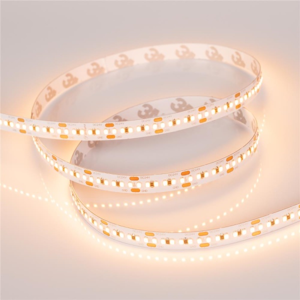 Светодиодная лента MICROLED-M300-8mm 24V Warm3000 (8 W/m, IP20, 2216, 5m) (Arlight, Открытый)