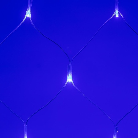 Светодиодная гирлянда ARD-NETLIGHT-HOME-1500x1500-CLEAR-150LED Blue (230V, 12W) (Ardecoled, IP20)