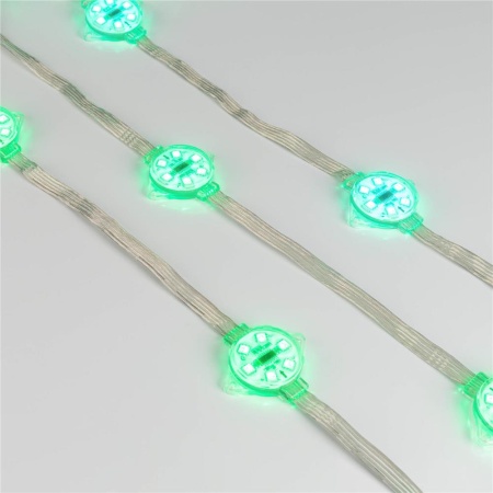 Модуль управляемый VISOR-DMX-5060-6-24V RGB 120deg (D40x12mm, 1.5W, IP68) (Arlight, Пластик, 3 года)