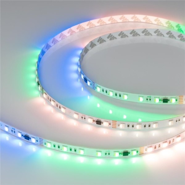 Светодиодная лента DMX-B60-10mm 24V RGBW-PX6 (18 W/m, IP20, 5060, 5m) (Arlight, -)