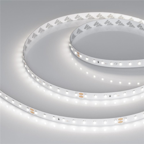 Светодиодная лента RT-A90-10mm 24V White6000 (4.8 W/m, IP20, 2835, 5m) (Arlight, высок.эфф.200 лм/Вт)