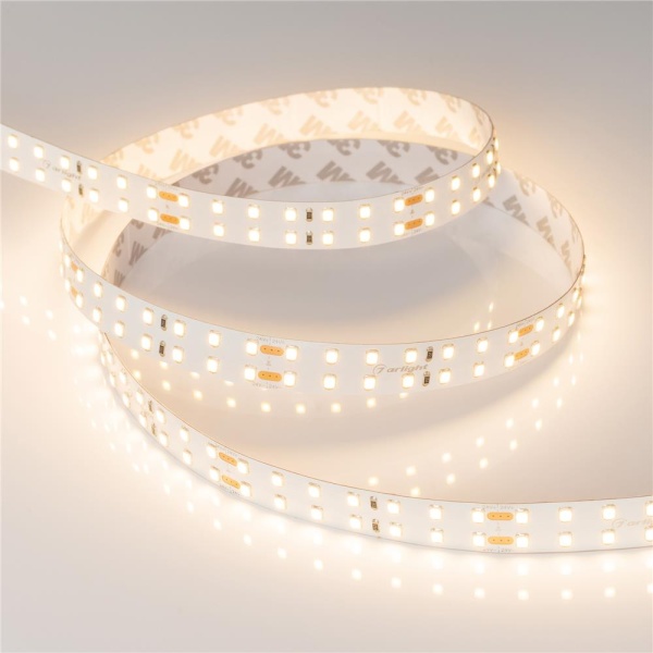 Светодиодная лента RT 2-5000 24V Warm3000 2x2 (2835, 980 LED, LUX) (Arlight, 20 Вт/м, IP20)