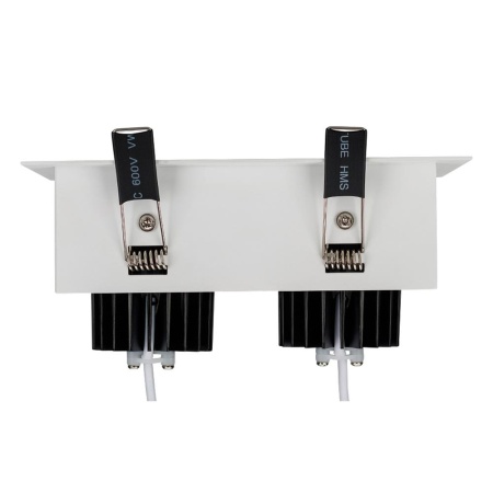 Светильник CL-KARDAN-S180x102-2x9W Warm (WH-BK, 38 deg) (Arlight, IP20 Металл, 3 года)