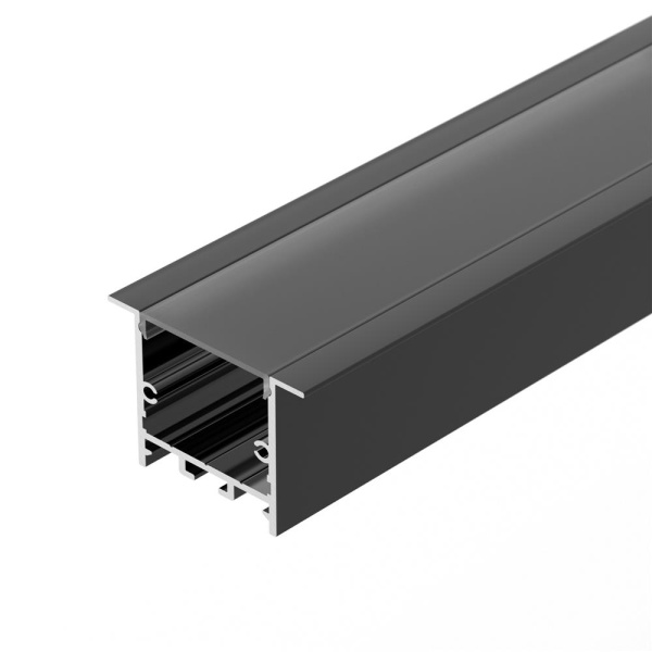 Профиль SL-LINIA49S-F-2000 ANOD BLACK (Arlight, Алюминий)