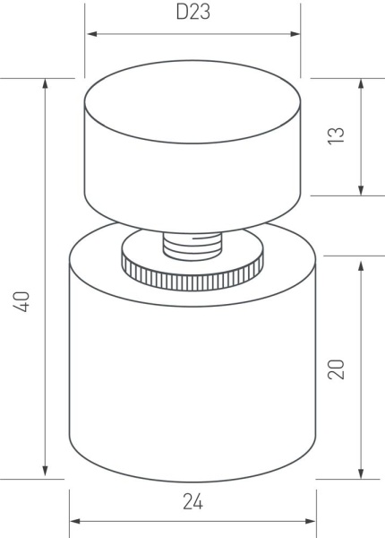 Диммер SR-NAVE-R24-2CH-BK (12-24V, 96-192W, DIM-CCT) (Arlight, IP65 Пластик, 2 года)