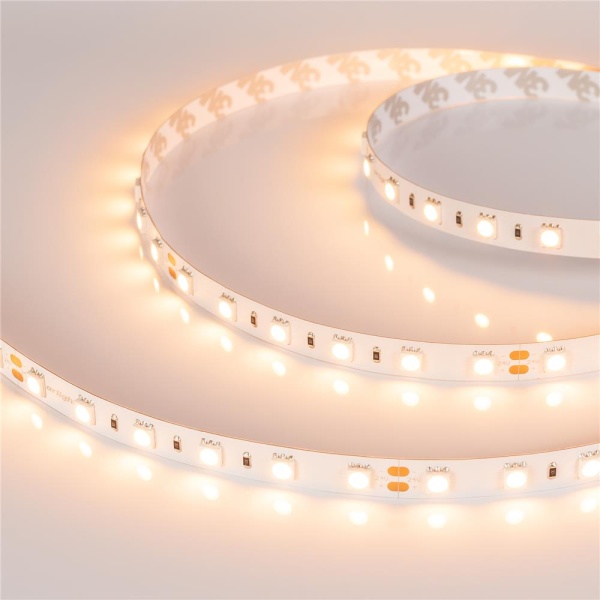 Светодиодная лента RT 2-5000 24V Warm2700 2x (5060, 300 LED, LUX) (Arlight, 14.4 Вт/м, IP20)