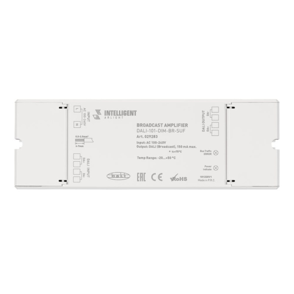 INTELLIGENT ARLIGHT Усилитель DALI-101-DIM-BR-SUF (DALI bus, 230V) (IARL, -)