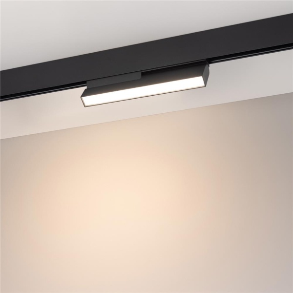 Светильник MAG-ORIENT-FLAT-FOLD-S230-12W Warm3000 (BK, 80 deg, 48V) (Arlight, IP20 Металл, 5 лет)