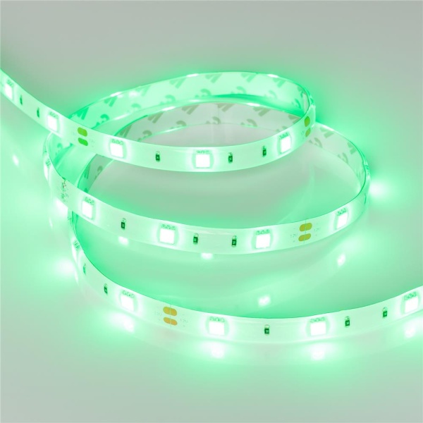 Светодиодная лента RTW 2-5000SE 12V Green (5060, 150 LED, LUX) (Arlight, 7.2 Вт/м, IP65)