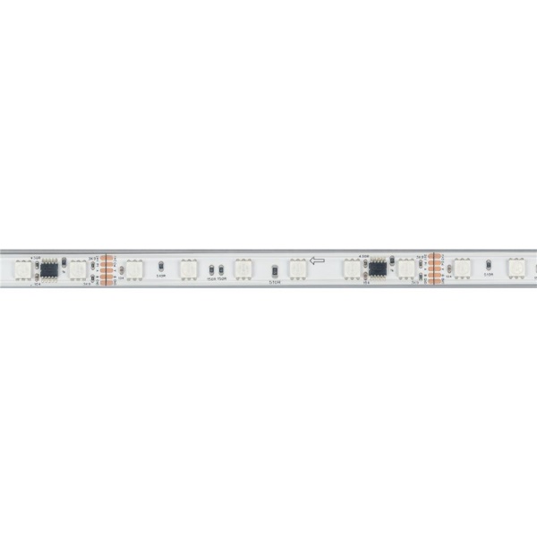 Светодиодная лента герметичная DMX-PS-B60-12mm 24V RGB-PX6 (14 W/m, IP67, 5060, 5m) (Arlight, -)
