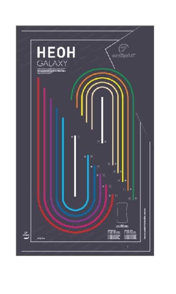 Стенд Гибкий неон Galaxy-1100x600mm-V1 (DB 3мм, пленка, лого) (Arlight, -)