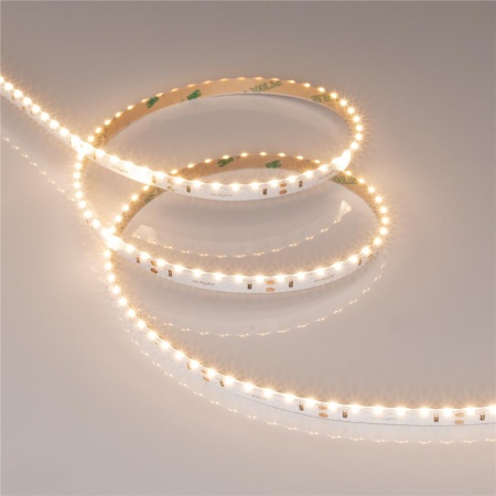 Светодиодная лента RS-S120-8mm 24V Warm3000 (9.6 W/m, IP20, 3014, 5m) (Arlight, боковое свечение)
