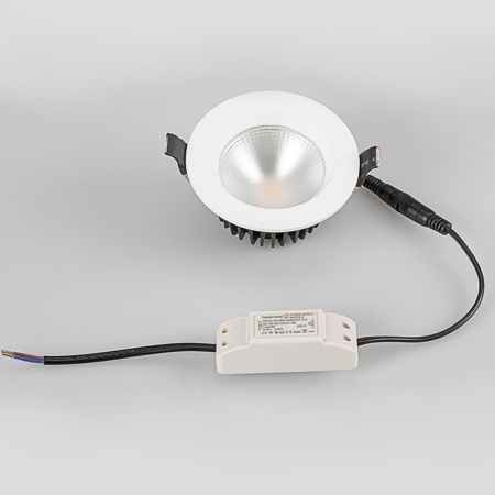Светодиодный светильник LTD-105WH-FROST-9W Day White 110deg (Arlight, IP44 Металл, 3 года)