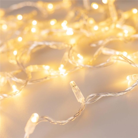 Светодиодная гирлянда ARD-STRING-CLASSIC-10000-CLEAR-100LED-FLASH Warm/Warm (230V, 7W) (Ardecoled, IP65)