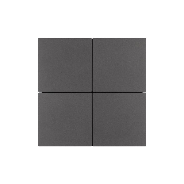 INTELLIGENT ARLIGHT Кнопочная панель KNX-304-23-IN Black (BUS, Frameless) (IARL, IP20 Металл, 2 года)