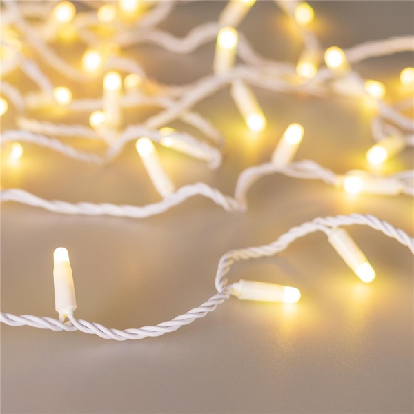 Светодиодная гирлянда ARD-STRING-CLASSIC-10000-WHITE-100LED-MILK-SYNC RGB (230V, 6.5W) (Ardecoled, IP65)