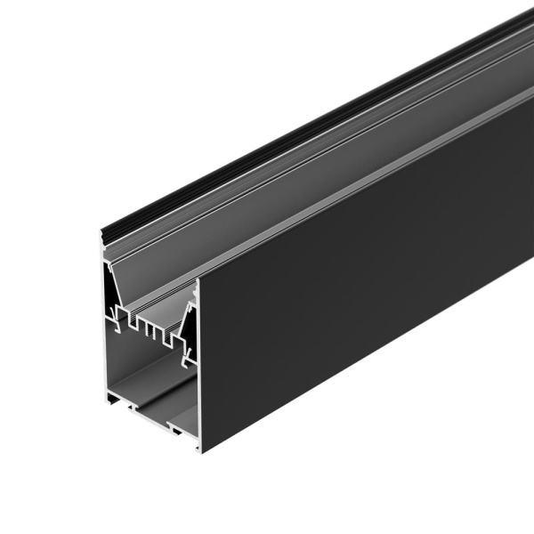 Профиль LINE-5075-HONEYCOMB-2000 BLACK (Arlight, Алюминий)