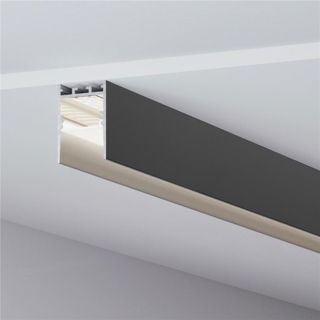 Профиль SL-COMFORT-2542-2000 ANOD BLACK (Arlight, Алюминий)