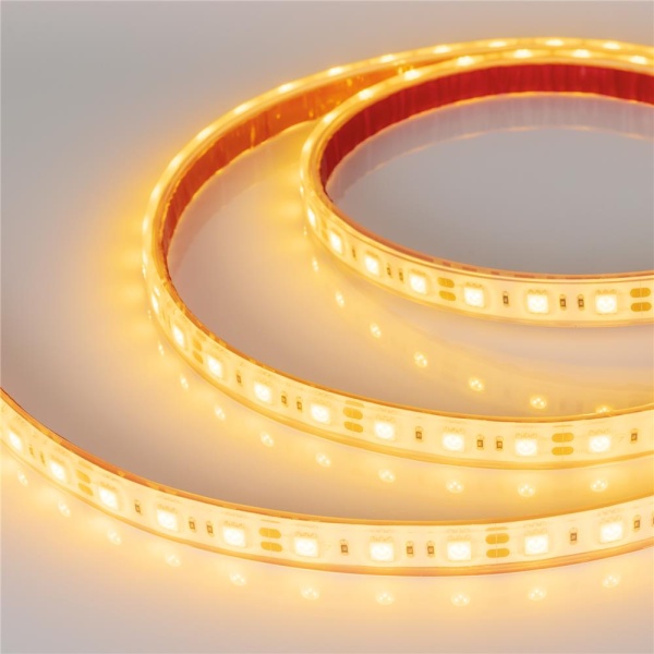 Светодиодная лента герметичная RTW-PGS-B60-13mm 12V Yellow (14.4 W/m, IP67, 5060, 5m) (Arlight, -)