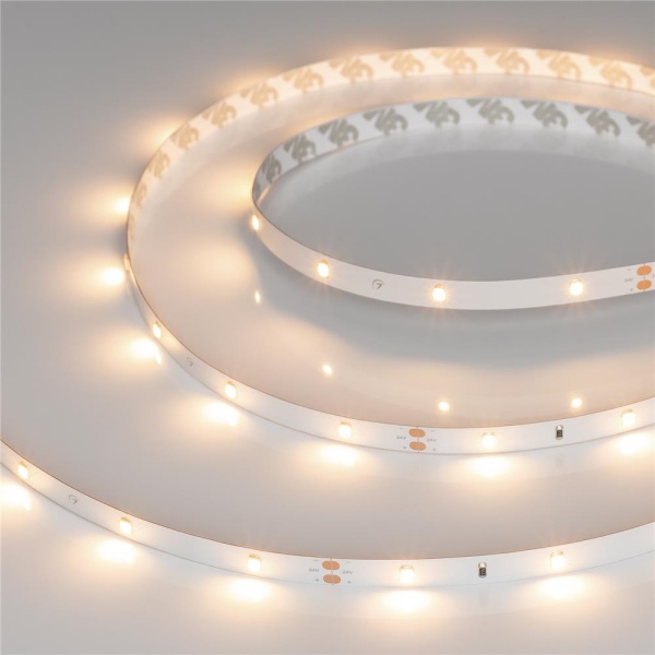 Светодиодная лента RT-A30-8mm 24V Warm3000 (2.9 W/m, IP20, 2835, 5m) (Arlight, -)