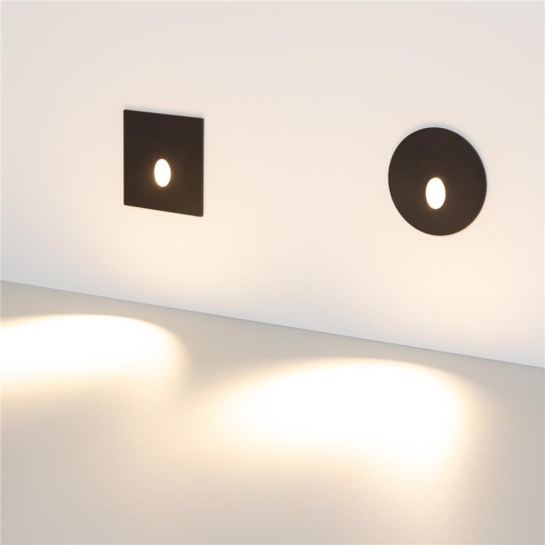 Светильник LT-GAP-R70-3W Warm3000 (BK, 30deg, 230V) (Arlight, IP65 Металл, 3 года)