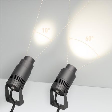 Светильник ALT-RAY-ZOOM-R61-12W Day4000 (DG, 10-60 deg, 230V) (Arlight, IP67 Металл, 3 года)