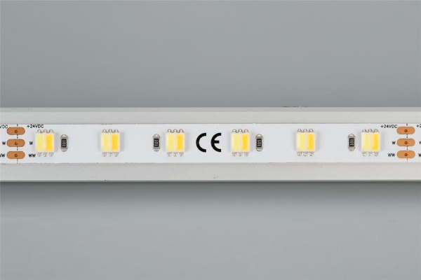 Светодиодная лента RT 6-5000 24V White-MIX-One 2x (5060, 60 LED/m, LUX) (Arlight, Изменяемая ЦТ)