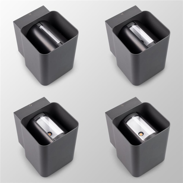 Светильник LGD-Wall-Vario-J2WH-12W Warm White (Arlight, IP54 Металл, 3 года)