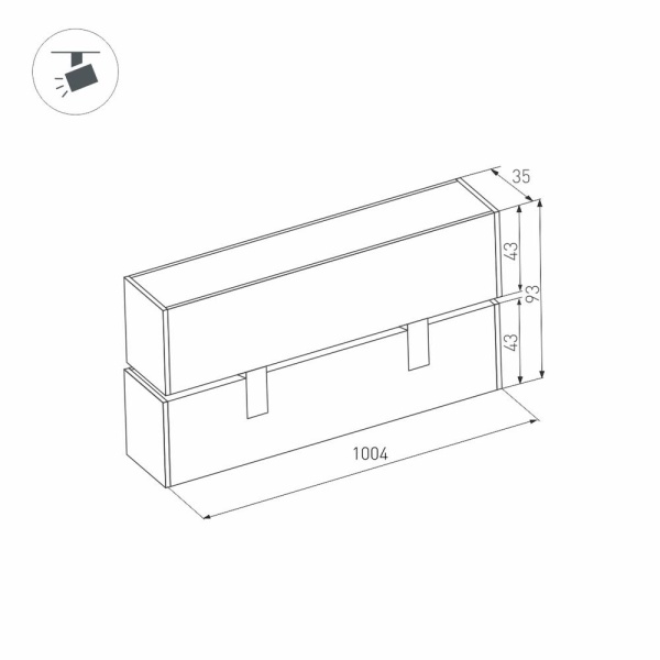 Светильник MAG-FLAT-FOLD-45-S1005-30W Warm3000 (WH, 100 deg, 24V) (Arlight, IP20 Металл, 3 года)