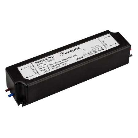 Блок питания ARPV-LV12075 (12V, 6.3A, 75W) (Arlight, IP67 Пластик, 2 года)